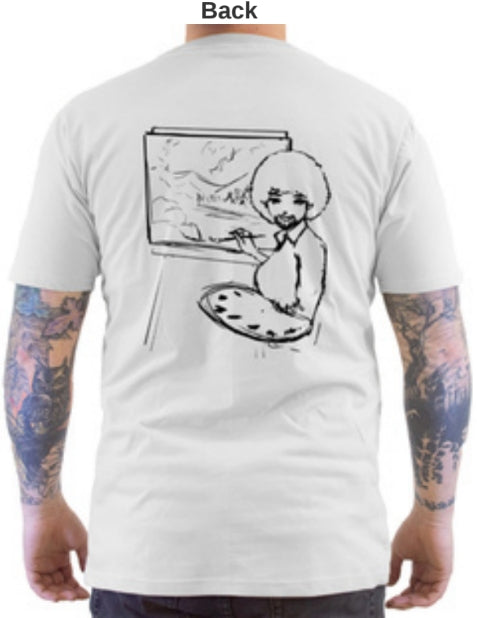 Bob Ross Unisex Crew Neck T-Shirt